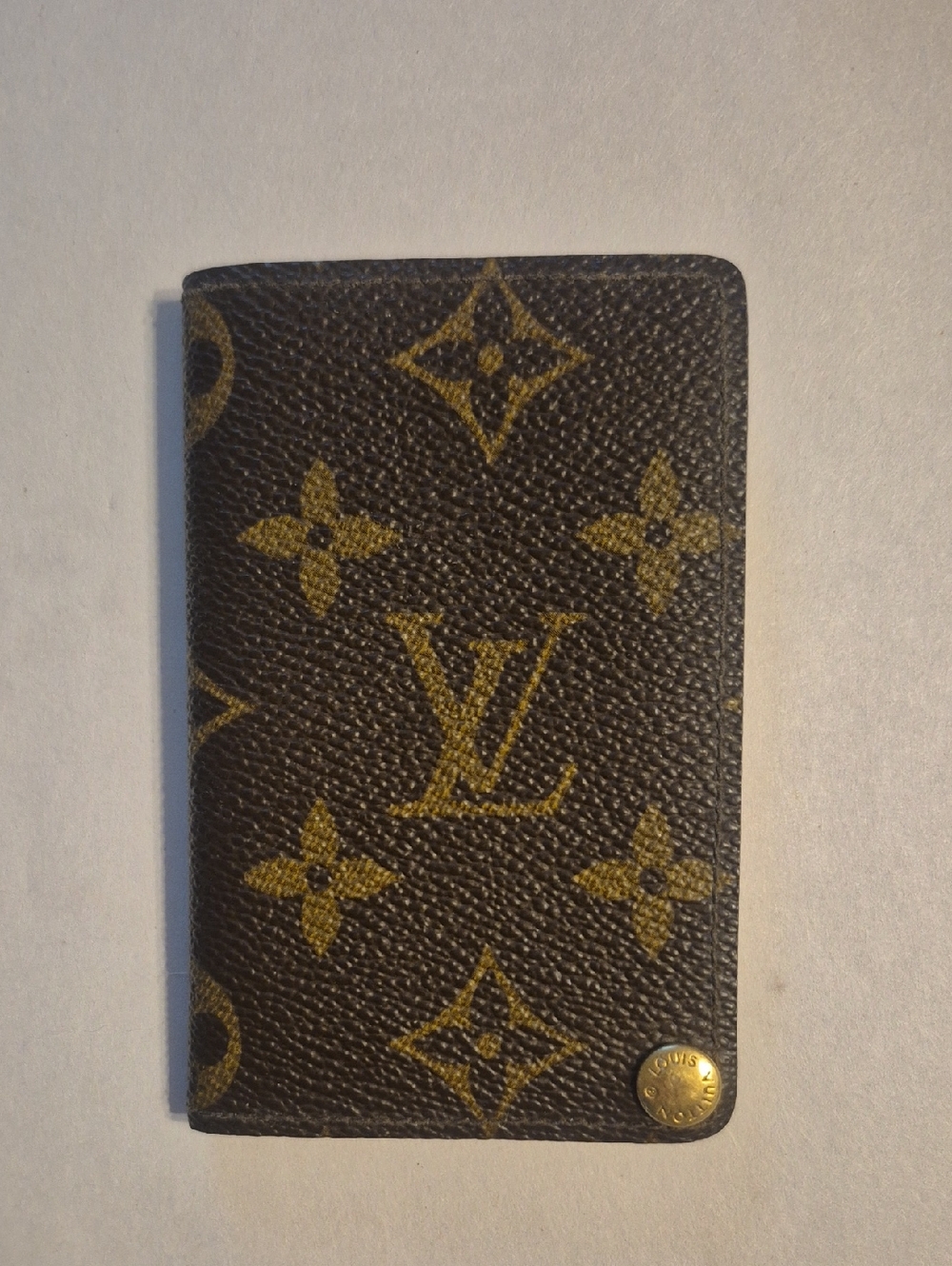 LOW START Louis Vuitton Card Holder  with 4 Card Inserts More Can be Added EUC